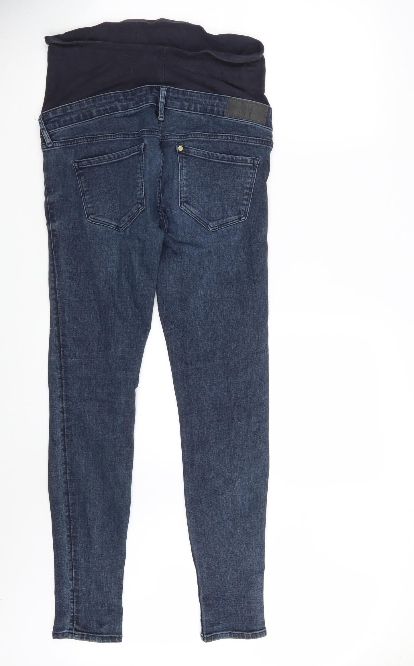 Womens UK Size 8 H&M Slim Fit Mom Blue Jeans