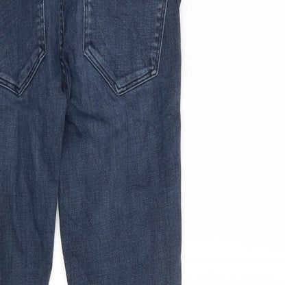 Womens UK Size 8 H&M Slim Fit Mom Blue Jeans