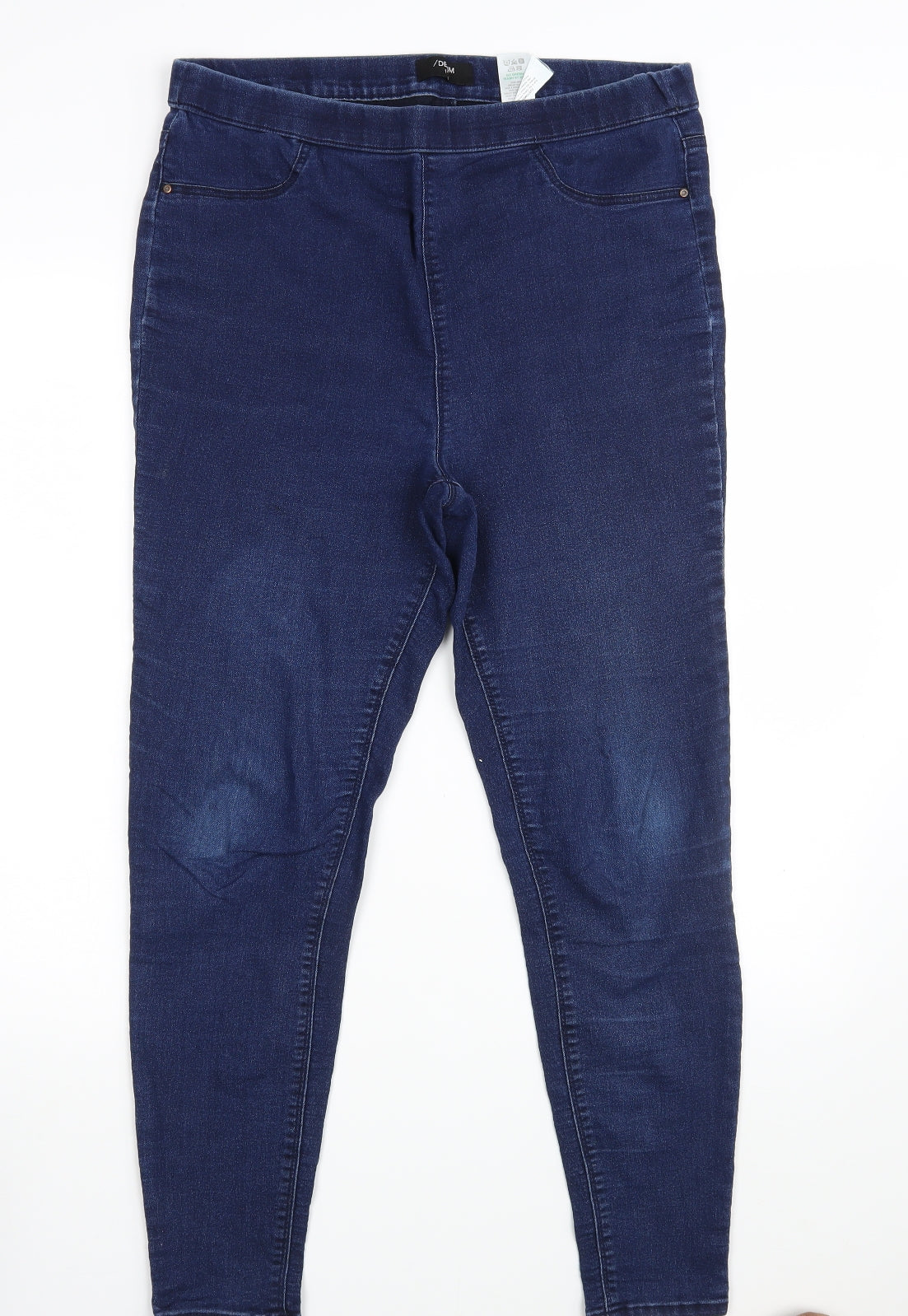 Matalan Womens Blue  Denim Jegging Jeans Size 14 L26 in