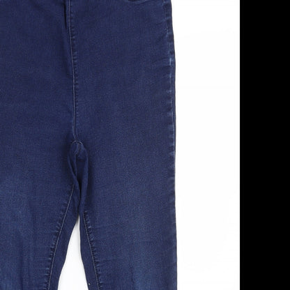 Matalan Womens Blue  Denim Jegging Jeans Size 14 L26 in