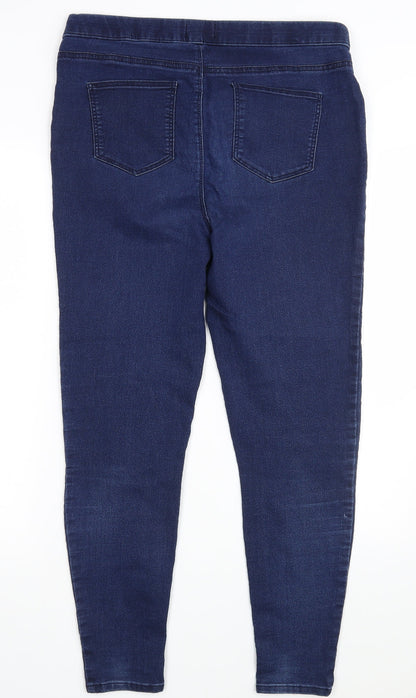 Matalan Womens Blue  Denim Jegging Jeans Size 14 L26 in