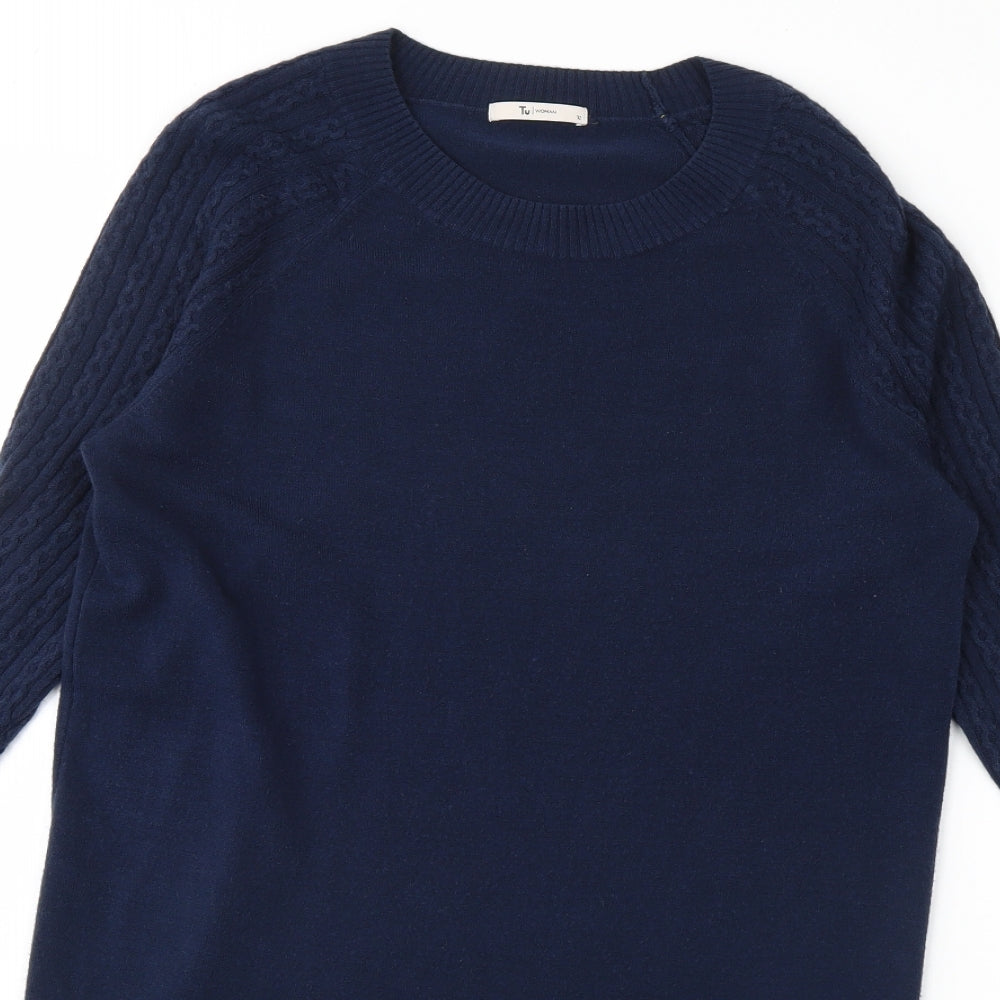 TU Womens Blue   Pullover Jumper Size 12