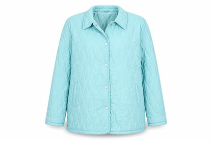 Front view of Pure & natural women’s blue rain coat coat, size XL