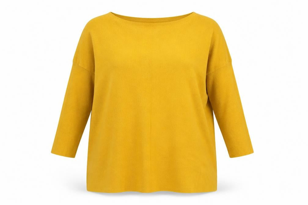 Womens UK Size M Roman Yellow Pullover Jumper