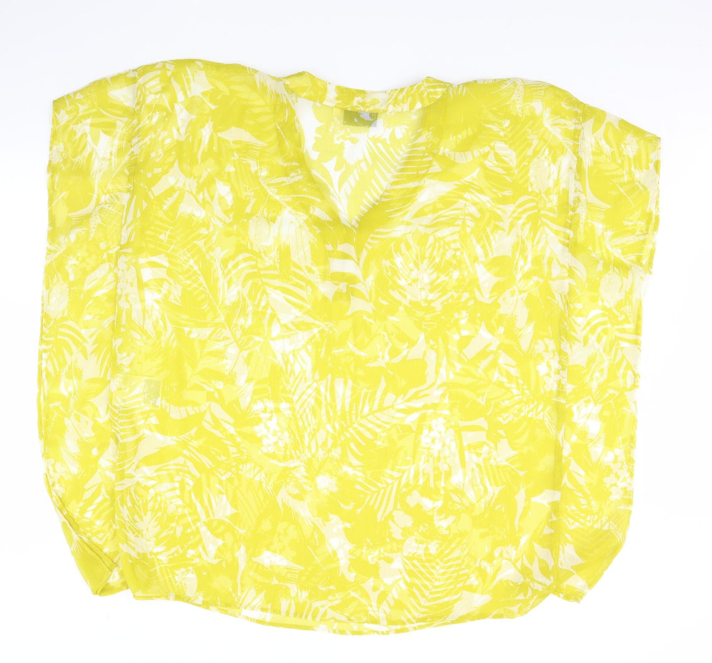 Womens UK Size S Yessica Green Basic Blouse