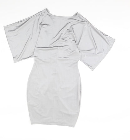 Boohoo Womens Silver   Mini  Size 8