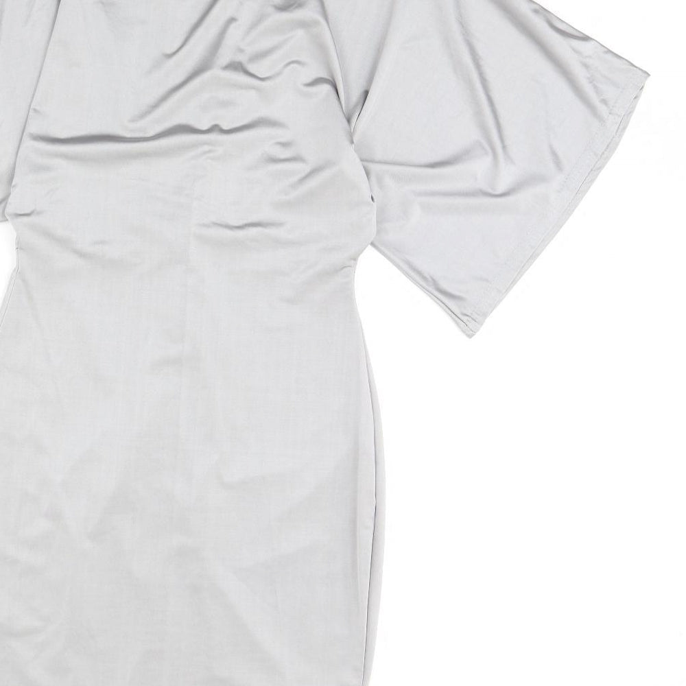 Boohoo Womens Silver   Mini  Size 8