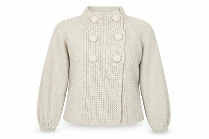 Womens UK Size 14 South Beige Cardigan Jumper