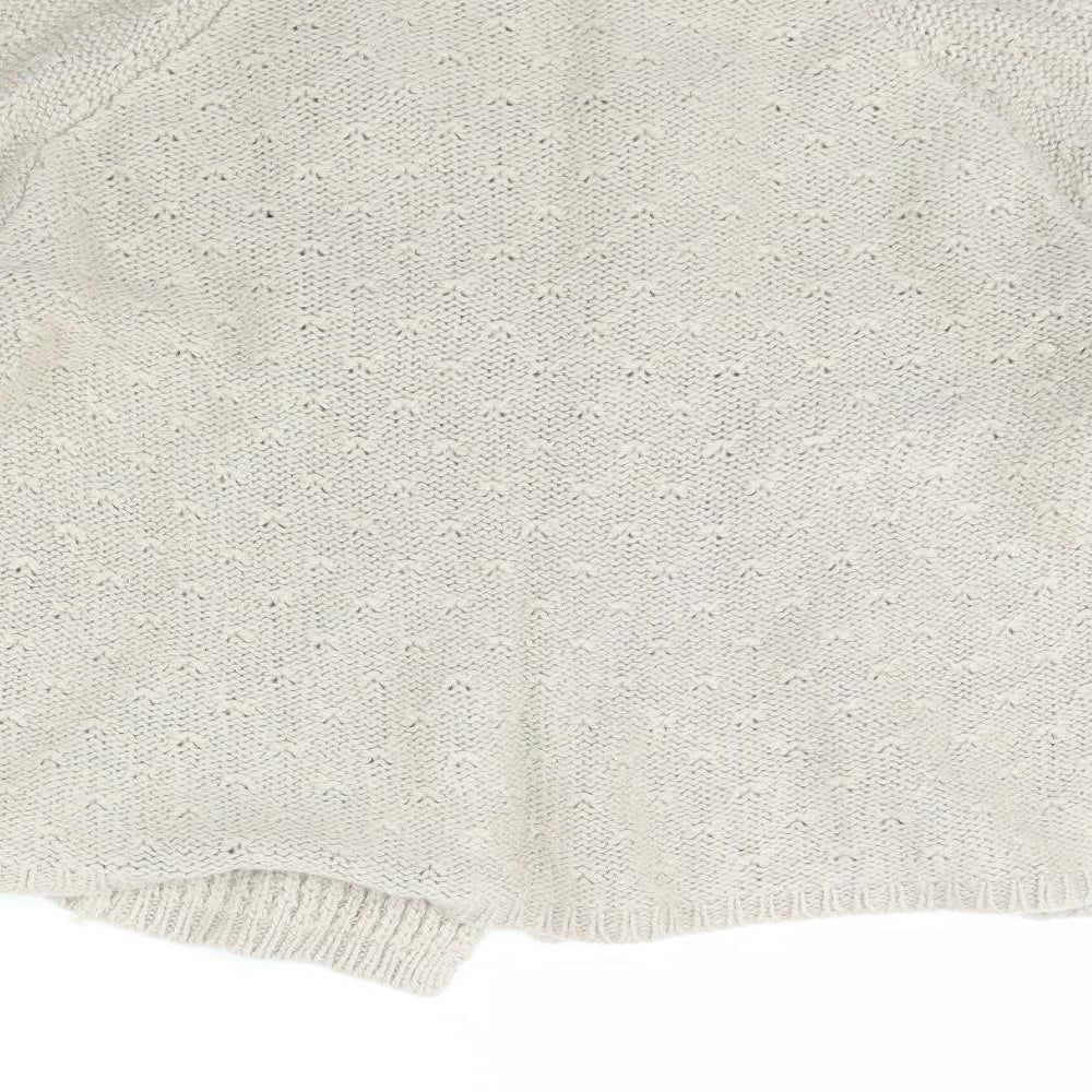 Womens UK Size 14 South Beige Cardigan Jumper