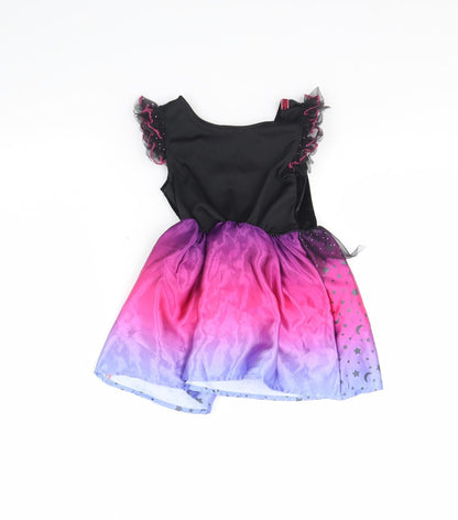George Girls Black   Fit & Flare  Size 12 Months  - halloween