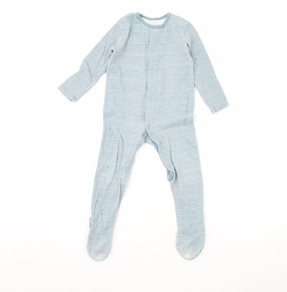 George Baby Blue Striped  Babygrow One-Piece Size 18 Months