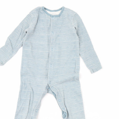George Baby Blue Striped  Babygrow One-Piece Size 18 Months