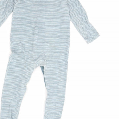 George Baby Blue Striped  Babygrow One-Piece Size 18 Months