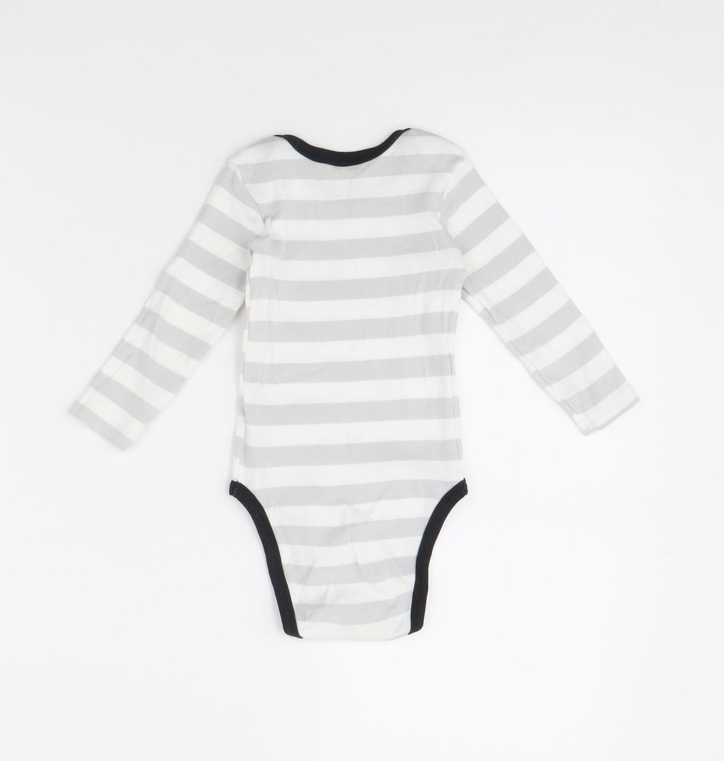 TEX Baby White Striped  Babygrow One-Piece Size 18 Months  - King