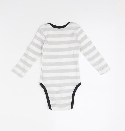 TEX Baby White Striped  Babygrow One-Piece Size 18 Months  - King