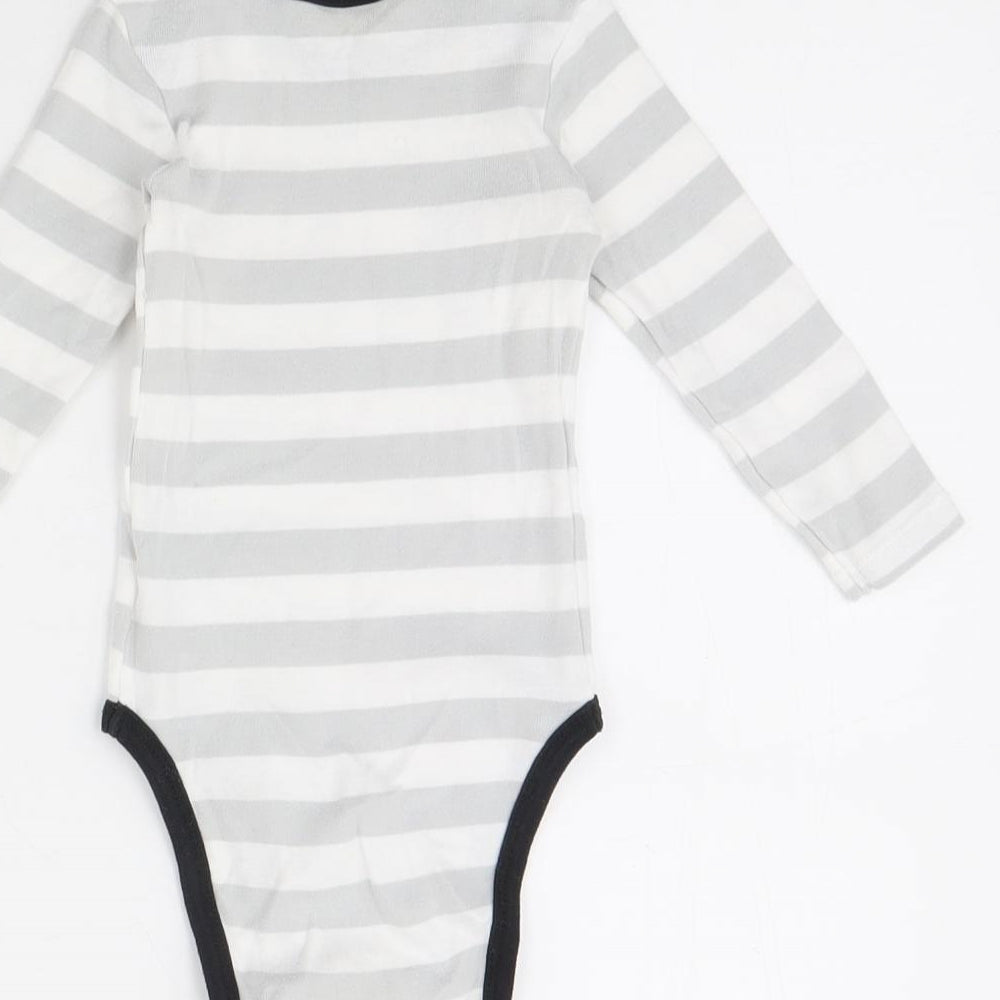 TEX Baby White Striped  Babygrow One-Piece Size 18 Months  - King