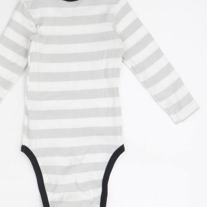 TEX Baby White Striped  Babygrow One-Piece Size 18 Months  - King