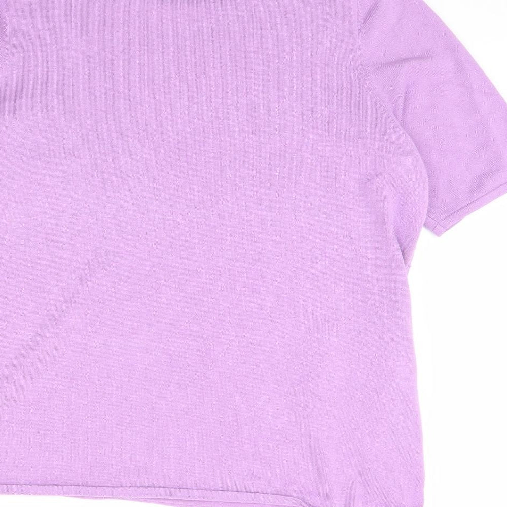 Womens UK Size 16 Bonmarché Purple Pullover Jumper