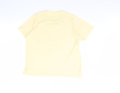 Womens UK Size M Preworn Yellow Basic Blouse