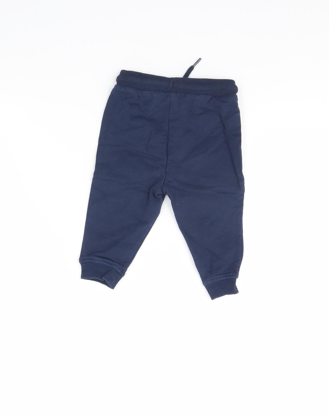so cute Baby Blue   Jogger Trousers Size 6-9 Months