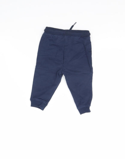 so cute Baby Blue   Jogger Trousers Size 6-9 Months