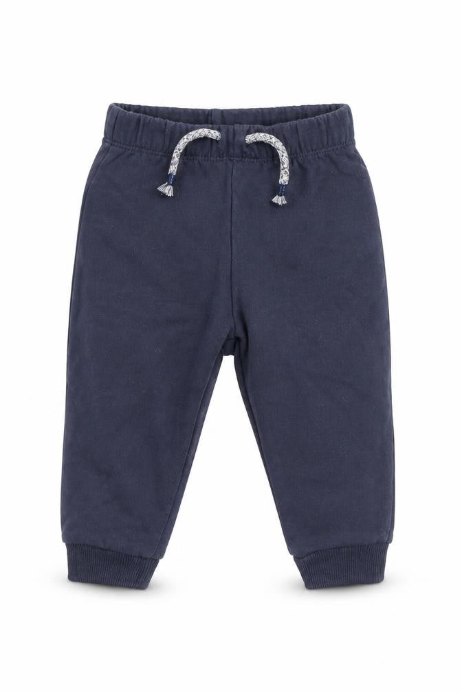 Front view of F&F Baby Blue Jogger Trousers, size 9, Months