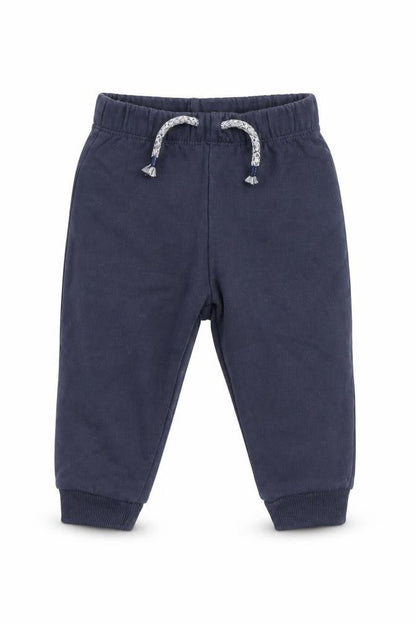 Front view of F&F Baby Blue Jogger Trousers, size 9, Months