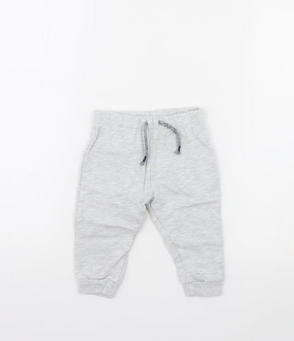 Fred & FLo Baby Grey   Jogger Trousers Size 9 Months