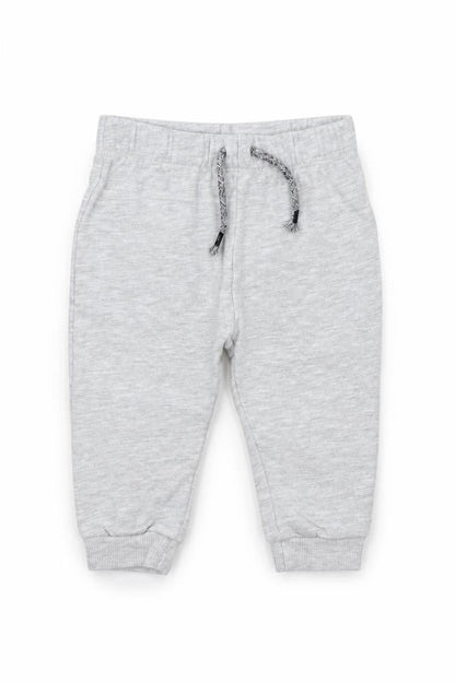 Front view of F&F Baby Grey Jogger Trousers, size 9, Months