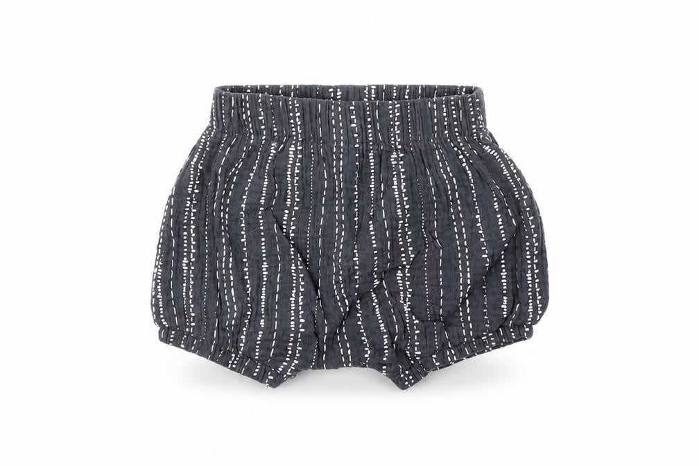 Front view of George Baby Grey Striped Cropped Trousers, size 9, Months