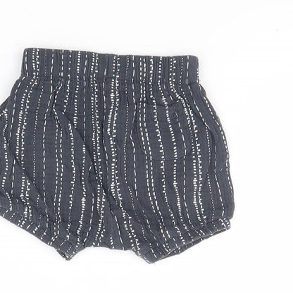 George Baby Grey Striped  Cropped Trousers Size 9 Months