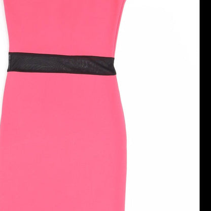 Quiz Womens Pink   Sheath  Size 8