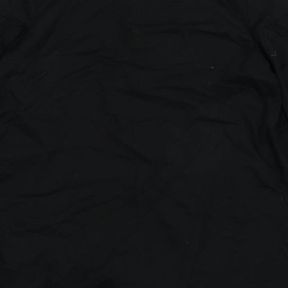 Threadbare Womens Black   Basic Button-Up Size 8