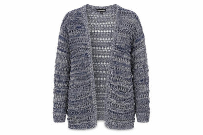 Womens UK Size 10 Warehouse Blue Cardigan Jumper