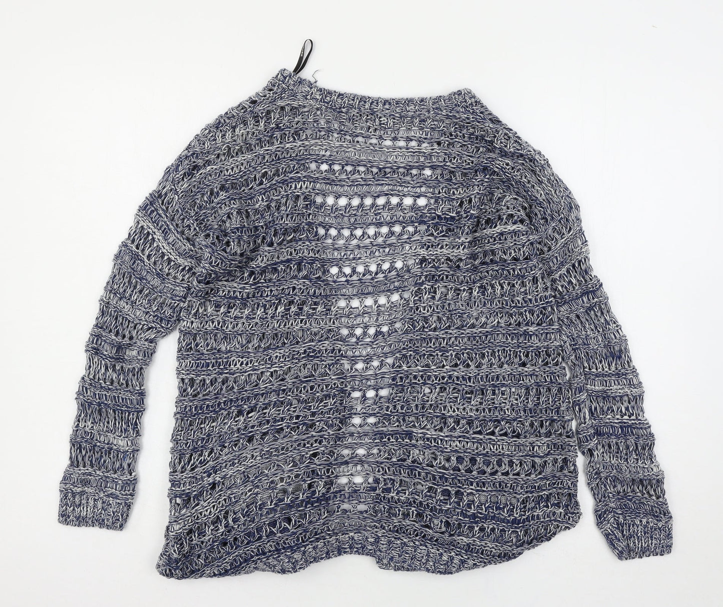 Womens UK Size 10 Warehouse Blue Cardigan Jumper