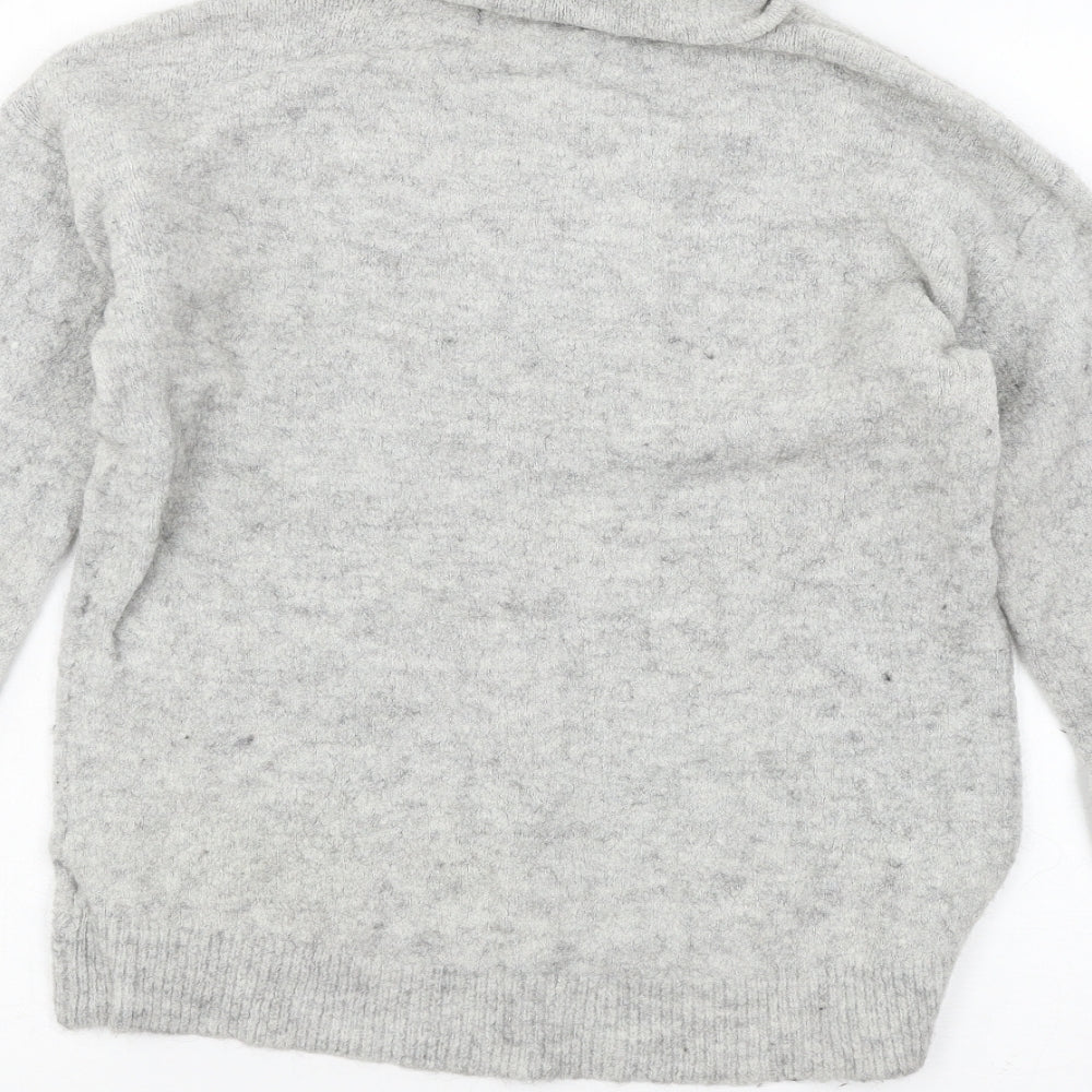 Womens UK Size S H&M Grey Pullover Jumper