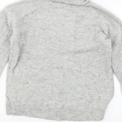 Womens UK Size S H&M Grey Pullover Jumper