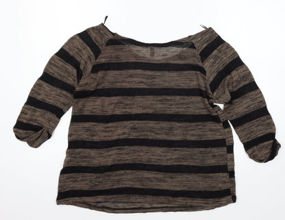 Womens UK Size 12 NEXT Black Pullover Jumper