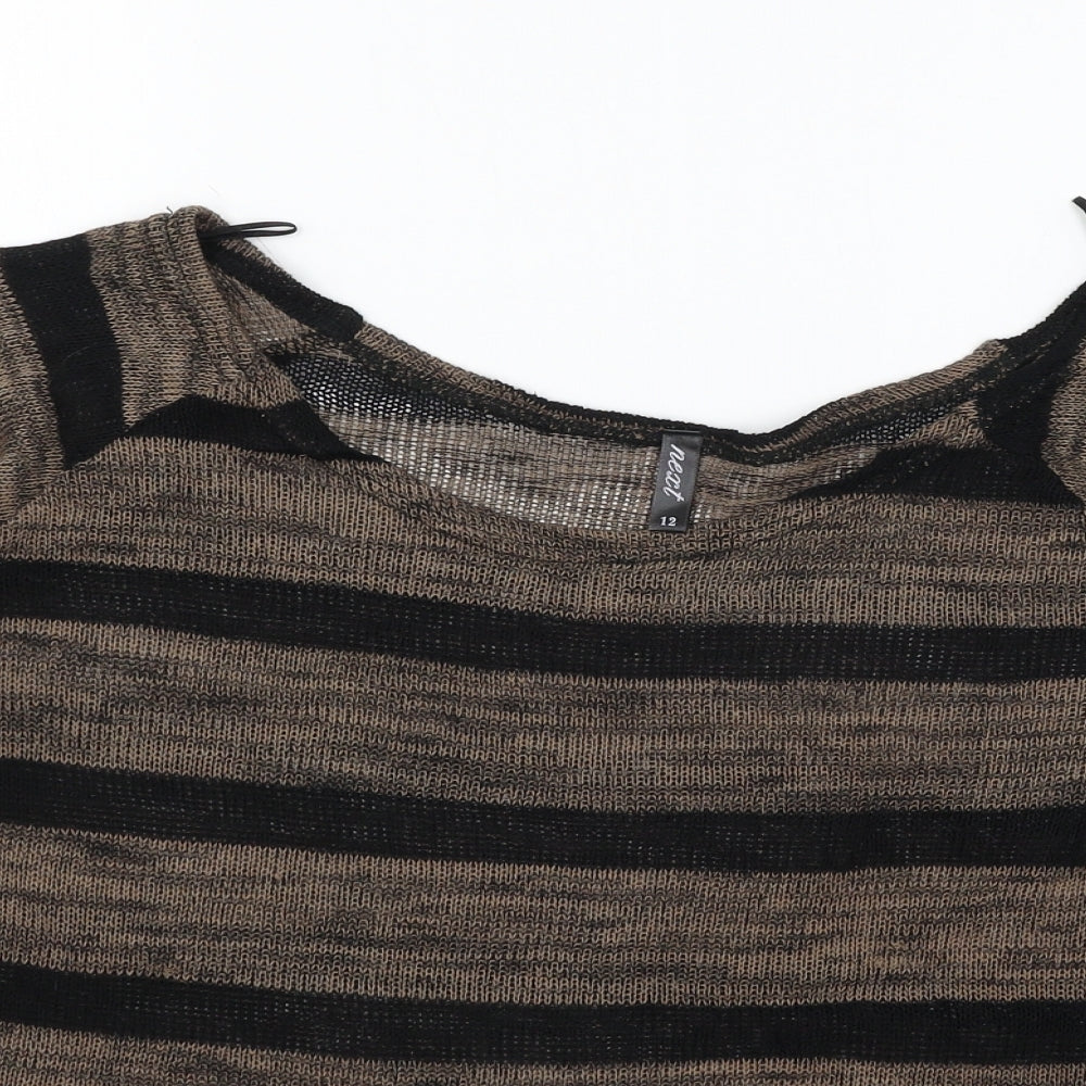 Womens UK Size 12 NEXT Black Pullover Jumper
