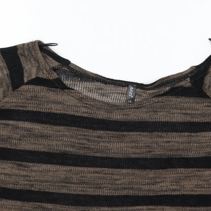 Womens UK Size 12 NEXT Black Pullover Jumper