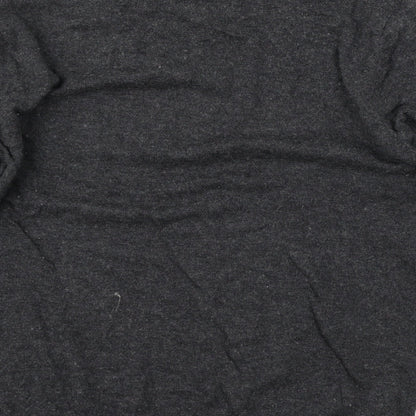 Crew Clothing Mens Grey  Knit Pullover Jumper Size S