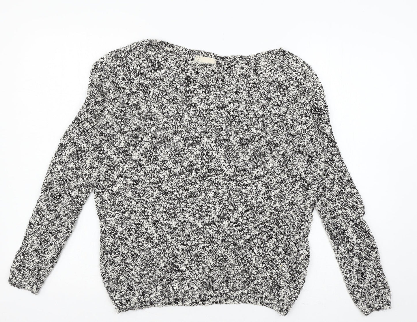 Womens UK Size S New Look Grey Pullover Jumper