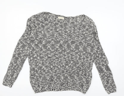 Womens UK Size S New Look Grey Pullover Jumper