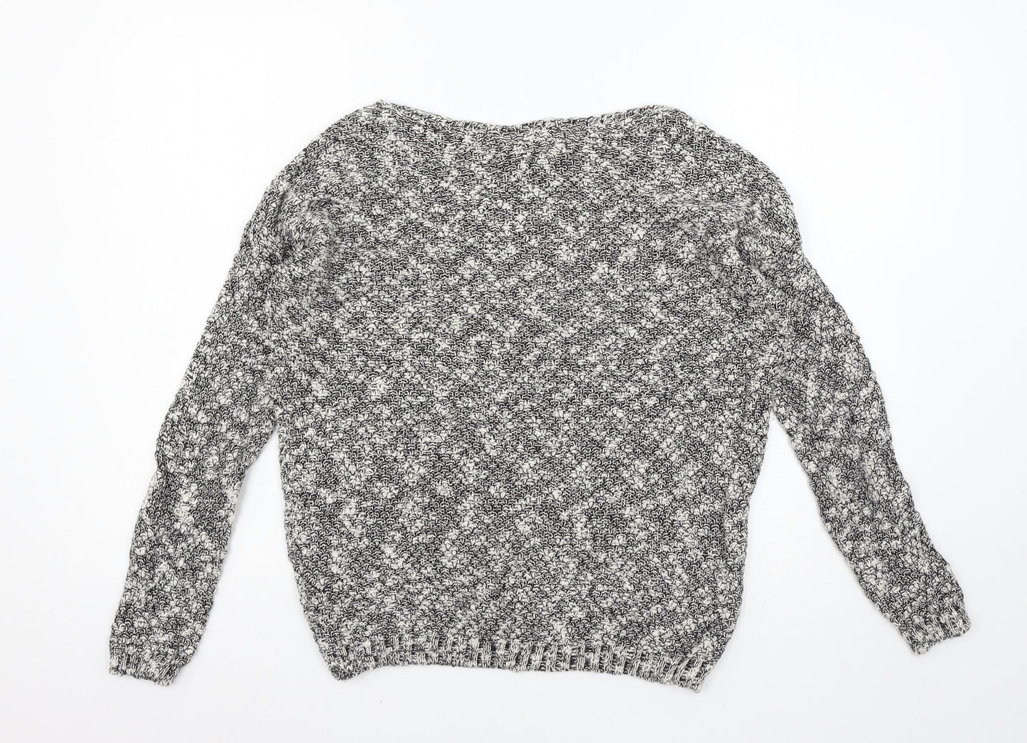 Womens UK Size S New Look Grey Pullover Jumper