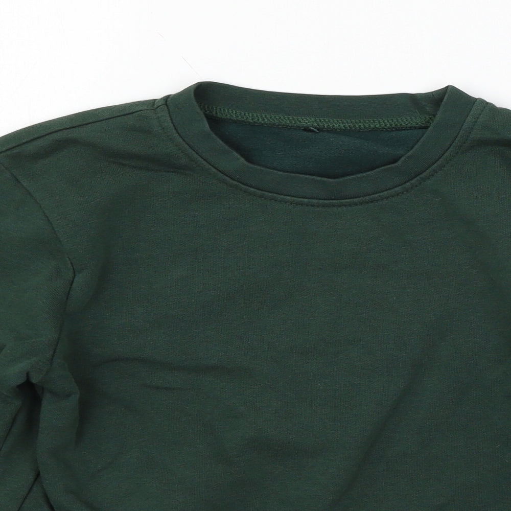 George Boys Green  Jersey Pullover Sweatshirt Size 8-9 Years