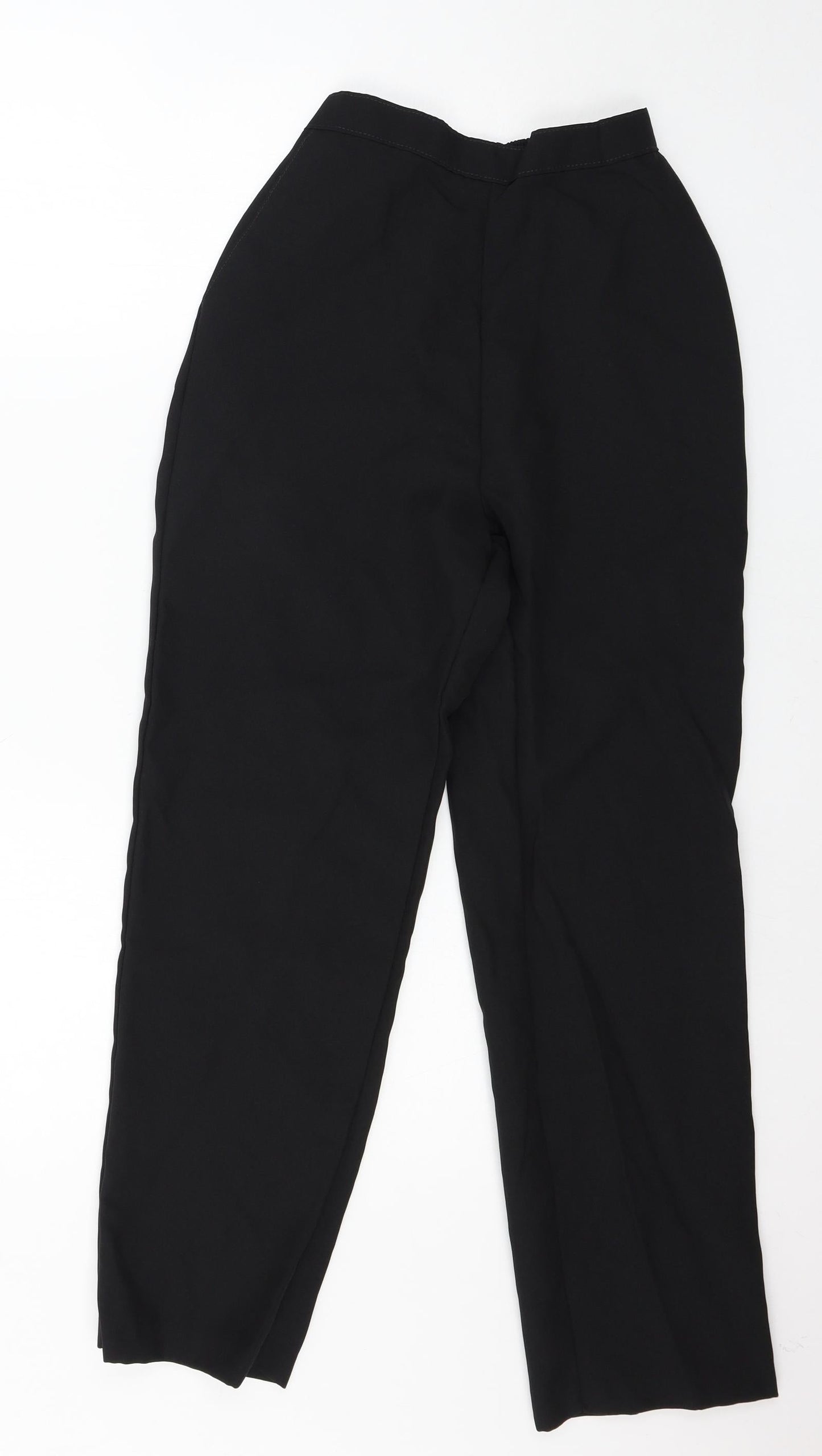 Womens UK Size 27 in Saira of Manchester Regular Fit  Black Trousers