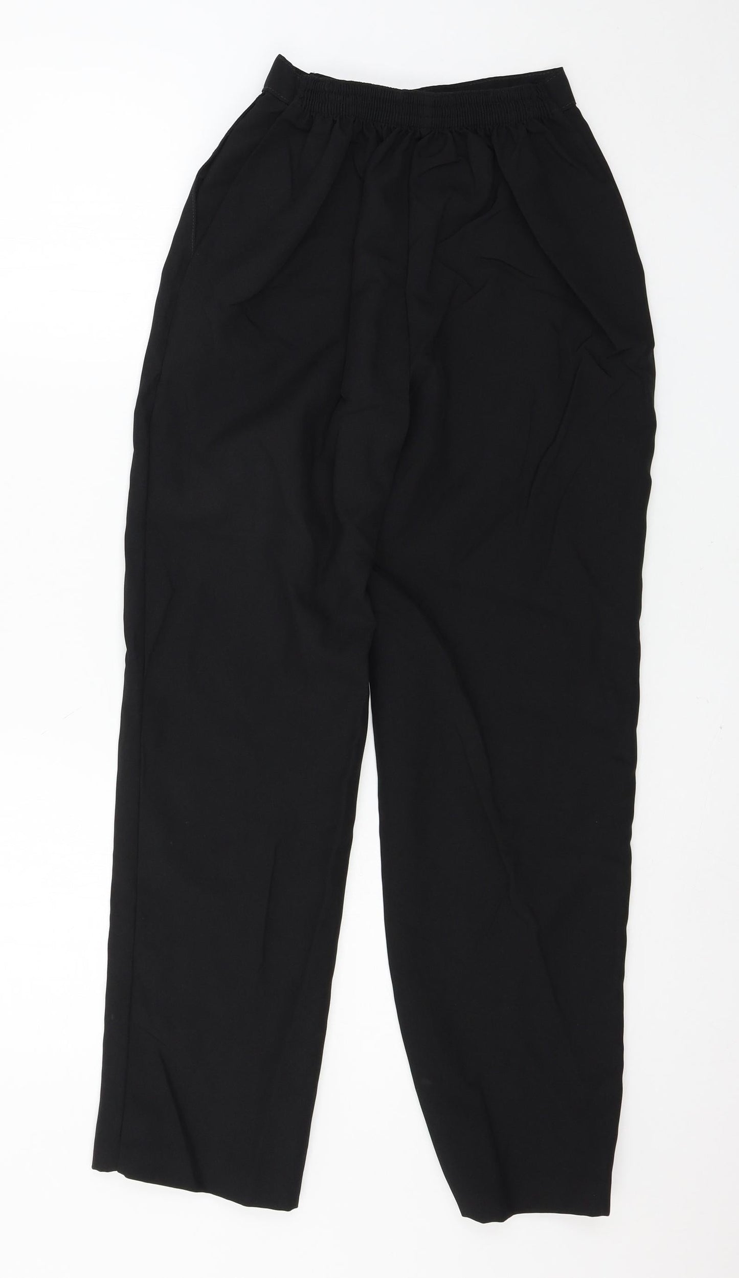 Womens UK Size 27 in Saira of Manchester Regular Fit  Black Trousers