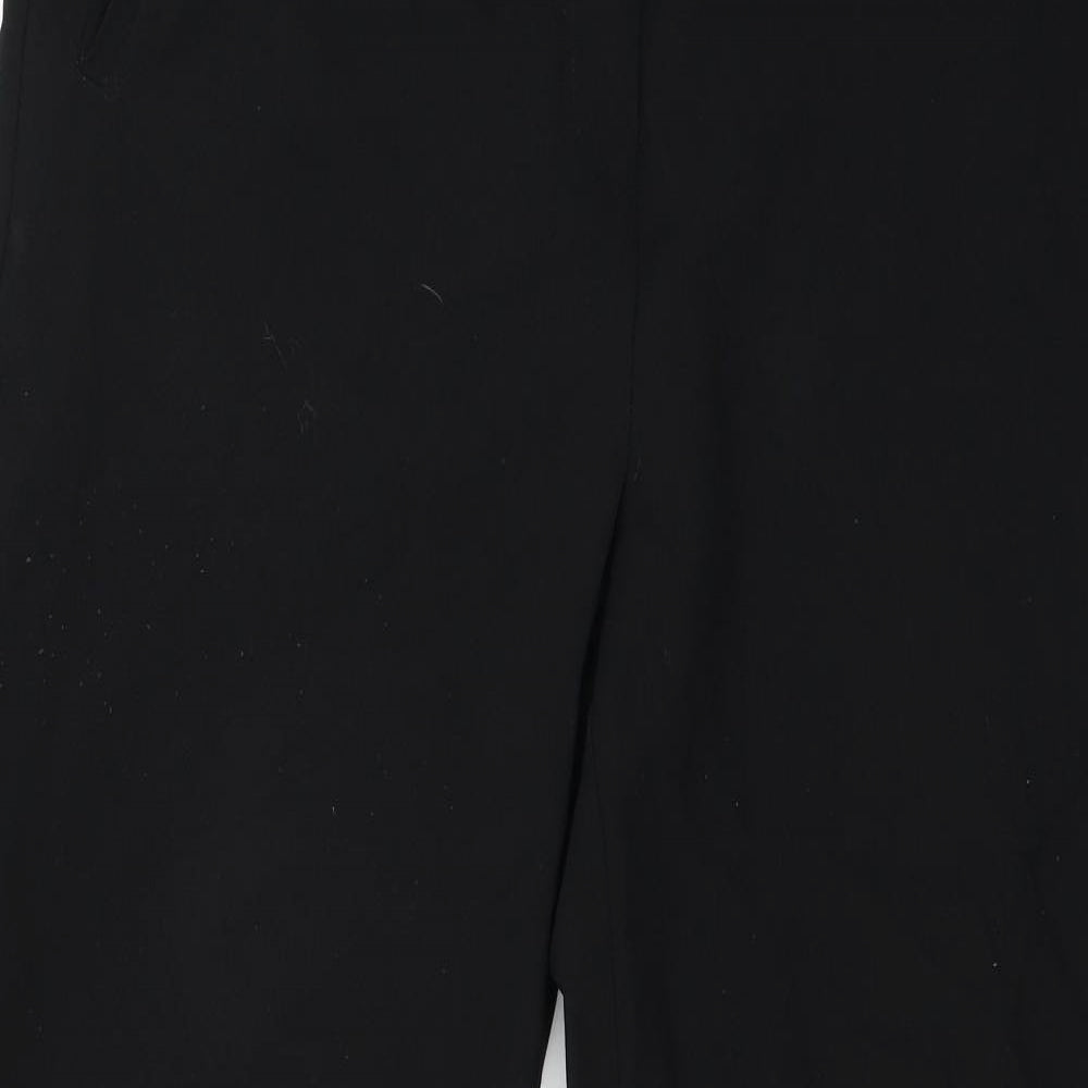 Womens UK Size 16 Peacocks Regular Fit  Black Trousers