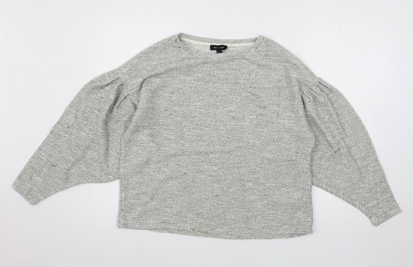Womens UK Size S New Look Grey Pullover Jumper