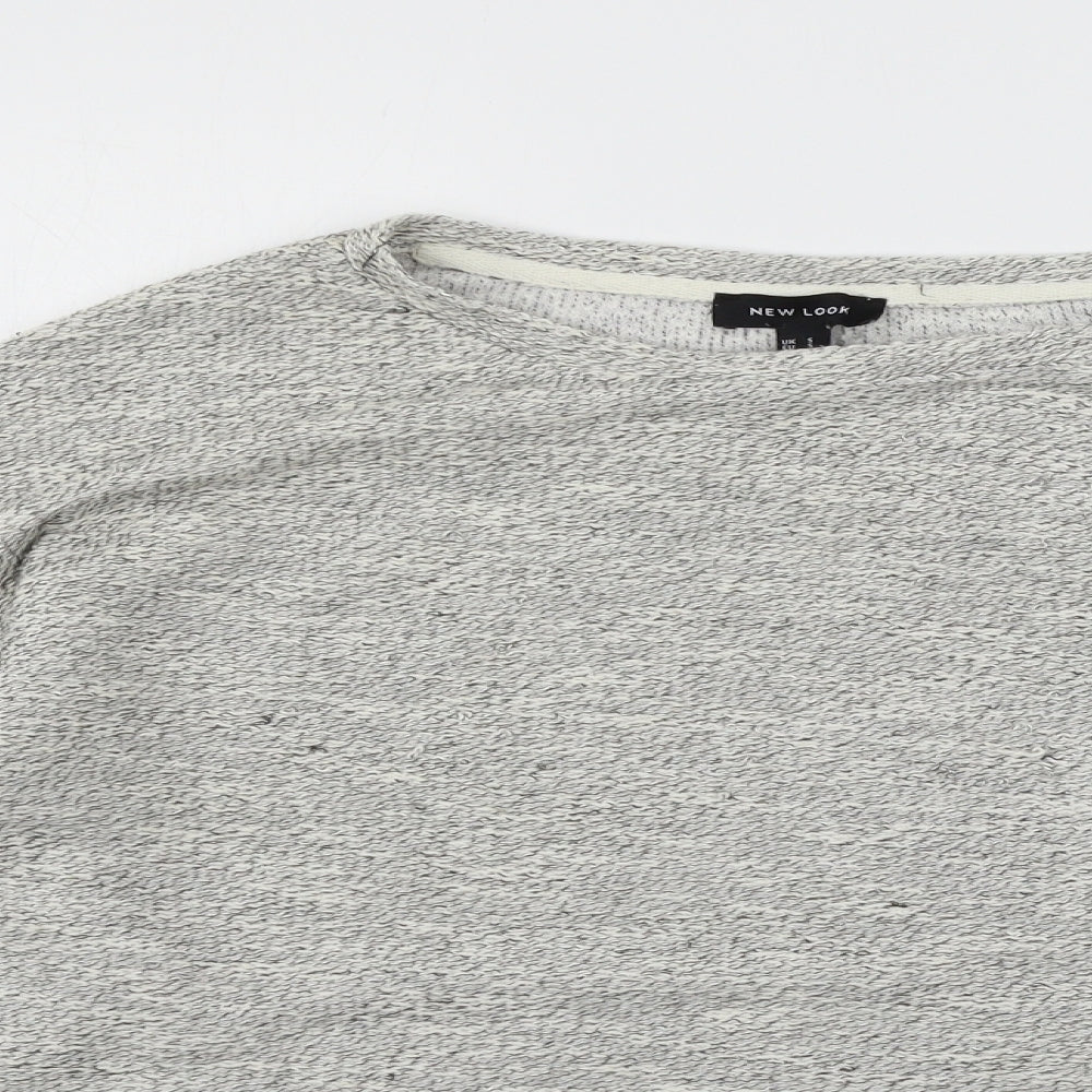 Womens UK Size S New Look Grey Pullover Jumper